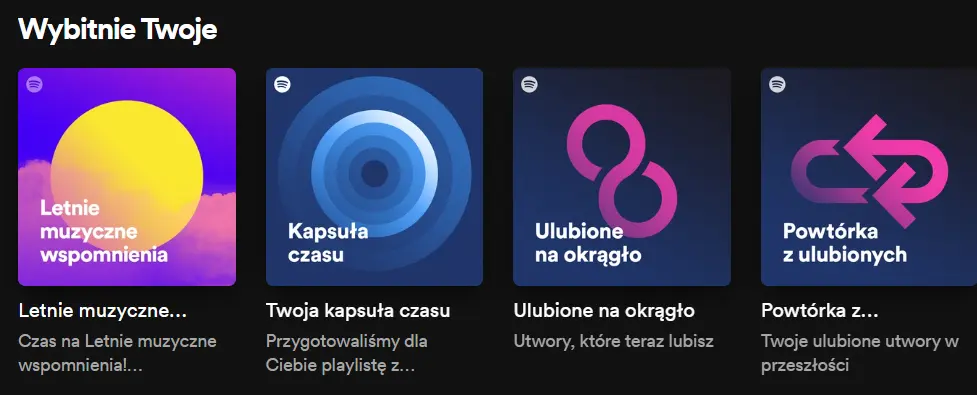 spotify wybrano dla ciebie